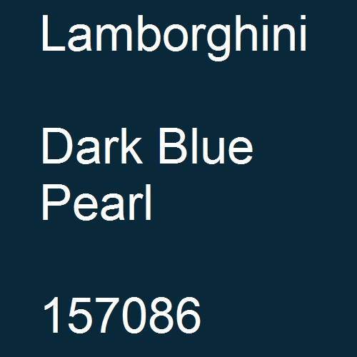 Lamborghini, Dark Blue Pearl, 157086.